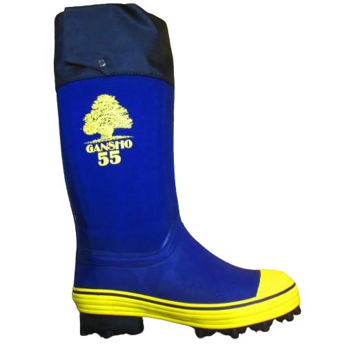 ミツウマ スパイク 長靴 岩礁55 岩礁55NS 山林用 林業 登山 山菜取り