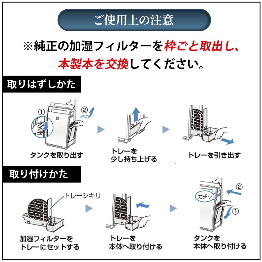 SHARP（シャープ） 空気清浄機 フィルター kc-g50 e50 h50 互換 6点