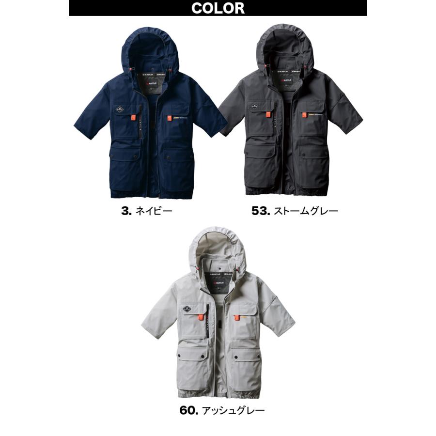 BURTLE（バートル） エアークラフト 2025年モデル AC半袖ブルゾン