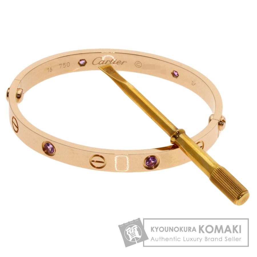 Cartier（カルティエ） ラブブレス ピンクサファイア ドライバー付き
