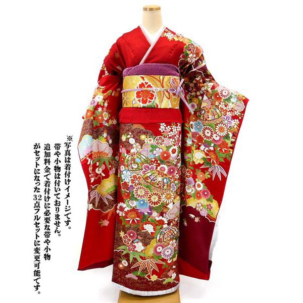 セール 仕立て付き 振袖 吉澤友禅 手描き 友禅 吾妻徳穂 正絹 成人式