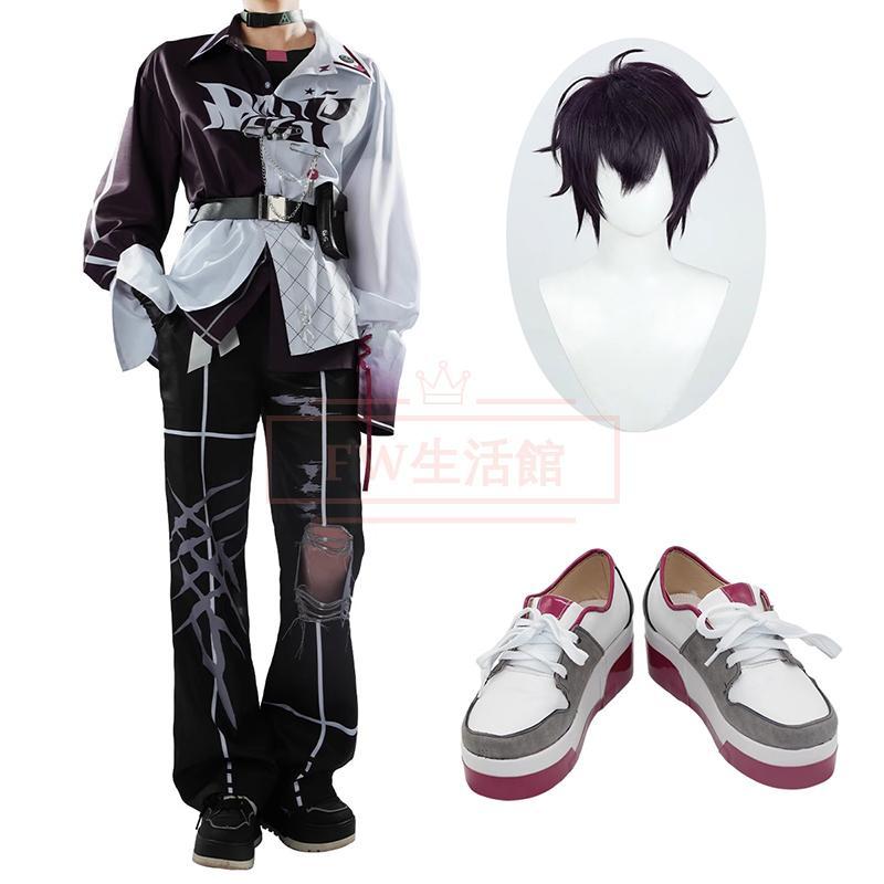 バーチャル YouTuber Vtuber 佐伯イッテツ コスプレ衣装 ウィッグ 靴