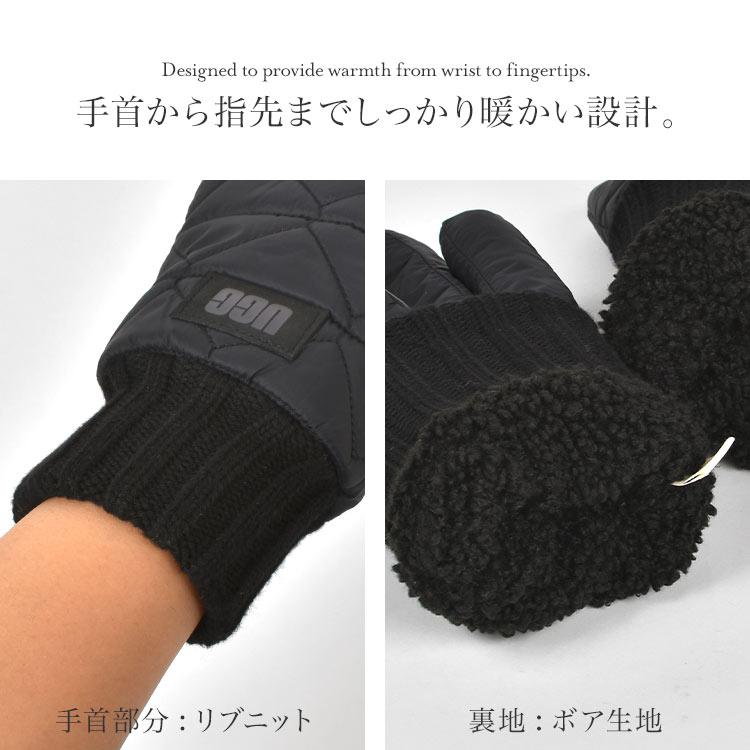 UGG（アグ） 手袋 メンズ グローブ 防寒 防水 防風 スマホ対応 冬 裏