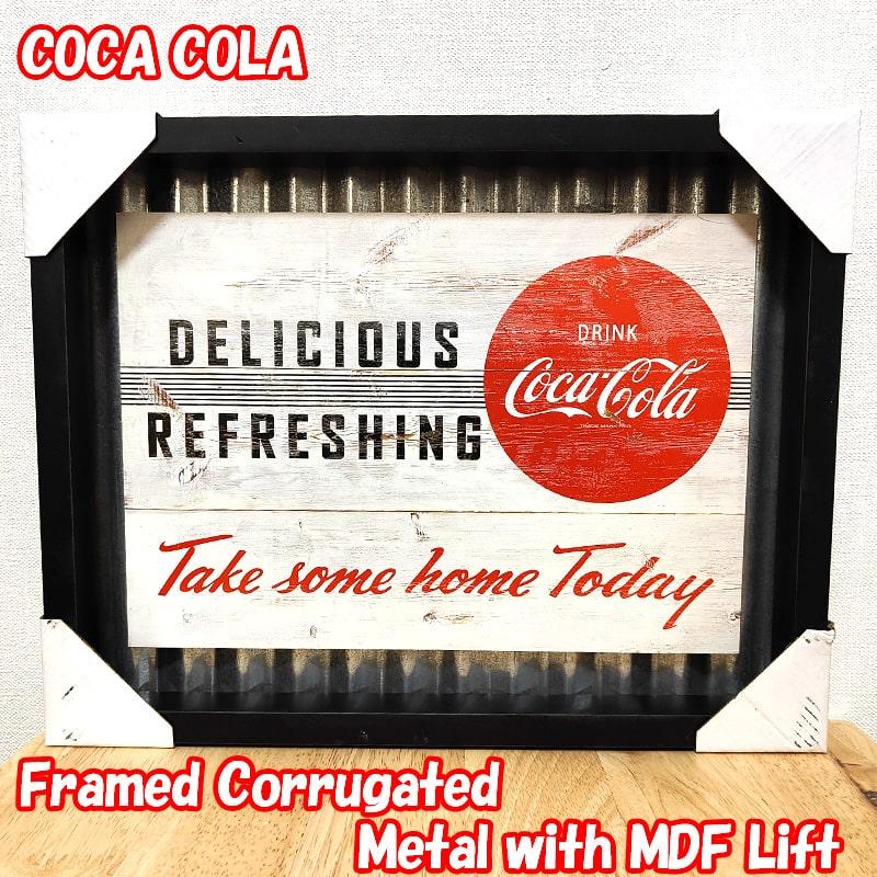 Coca Cola（コカコーラ） サインボード メタル アンティーク 木製