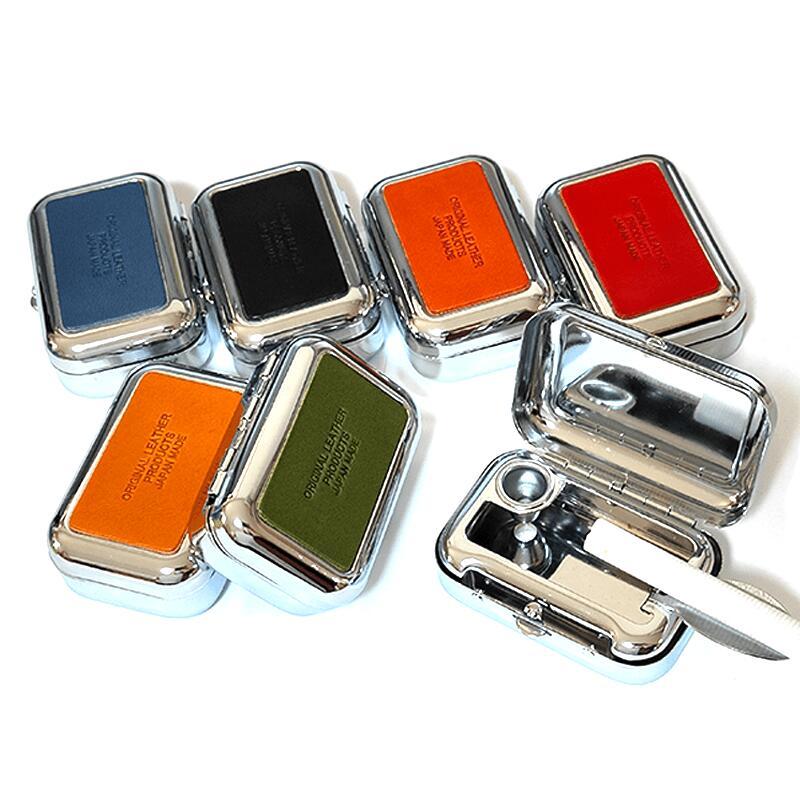 携帯灰皿 栃木レザー 国産 日本製 ギフト ラッピング 皮 箱入り 本革