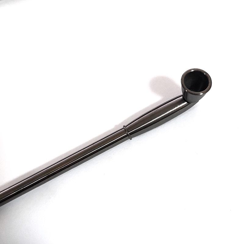 黒船 煙管 喫煙具 分解可能 ネジ式 きせる 真鍮 ブラック TSUGE キセル