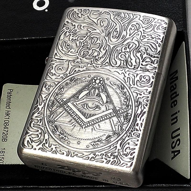 ZIPPO（ジッポー） ライター アイオブプロビデンス おしゃれ 両面加工