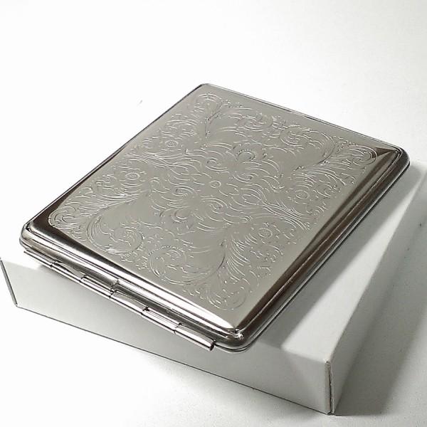 シガレットケース タバコケース ドイツ製G9 極薄 Sニッケルアラベスク