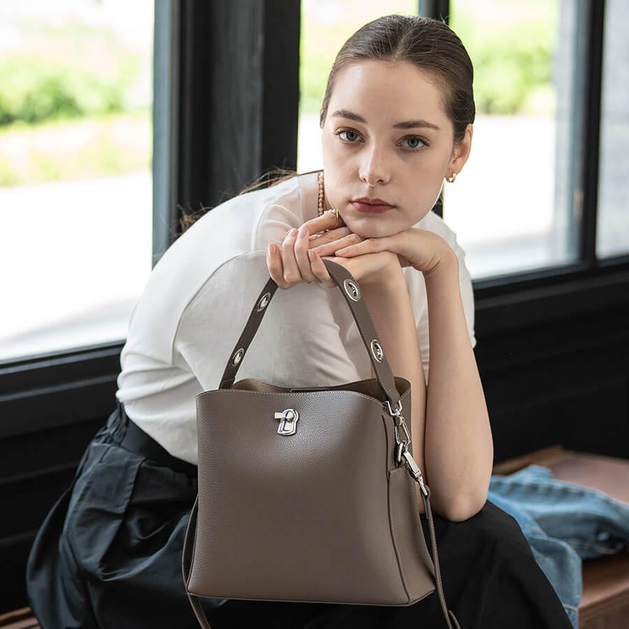 HAYNI（ヘイニ） 爆買 2way ショルダーバッグ レディース 斜めがけ 革