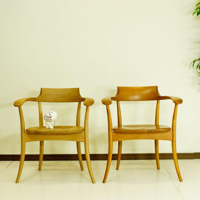 飛騨産業 クレセント アームチェア ダイニングチェア 食卓椅子 国産 板