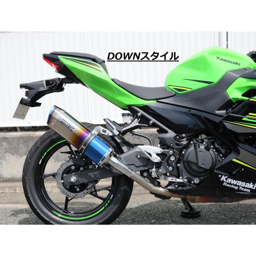 Ninja400（ニンジャ）18年 SS-OVAL スリップオンマフラー 焼き色タイプ