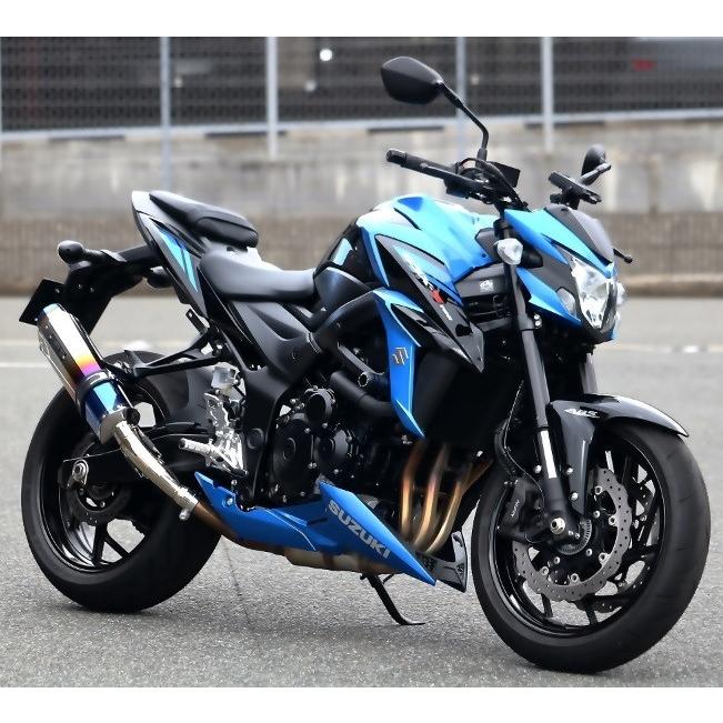 SS-OVAL焼き色タイプ スリップオンマフラー 政府認証 WR'S（ダブル