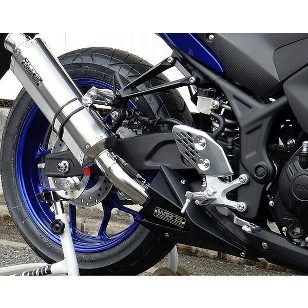 YZF-R25（JBK-RG10J） マフラーヒートガード アルミ（WRSマフラー専用