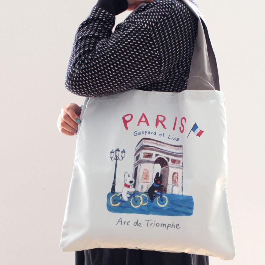 リサとガスパール エコバッグ L 凱旋門 【Gaspard et Lisa