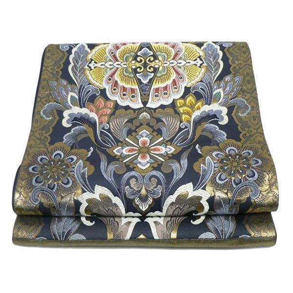 袋帯 とみや織物謹製 京都西陣織袋帯No.308 未仕立て 六通柄袋帯 本