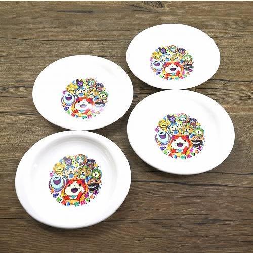 メラミン食器 お皿 プレート 妖怪ウォッチ 4枚セット ML-759 サラダ