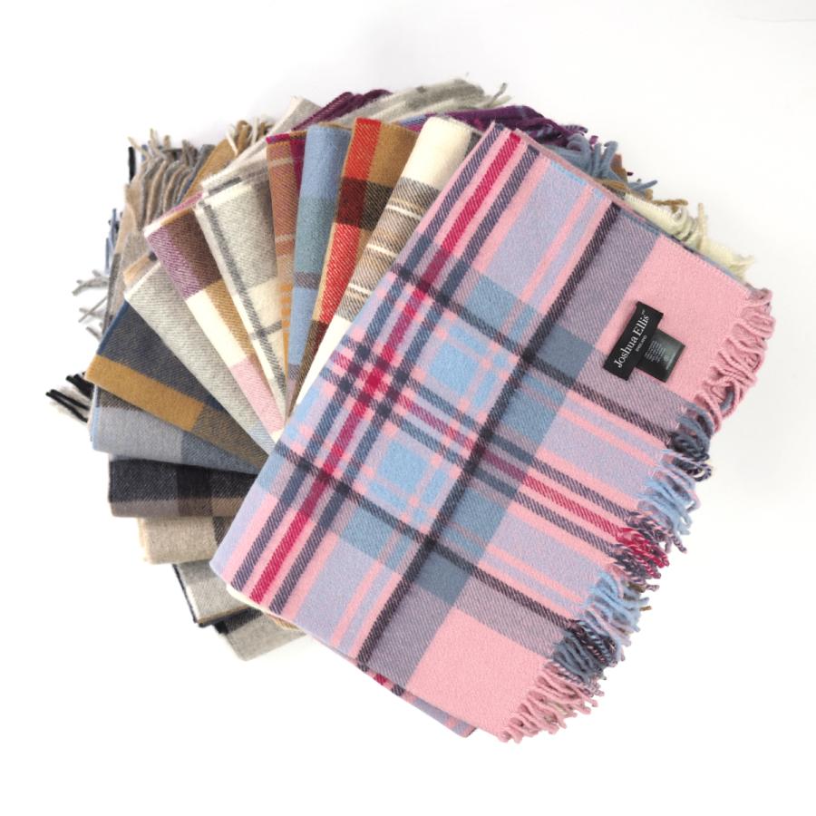 Joshua Ellis（ジョシュアエリス） 大判 ストール カシミヤ100% 70cm