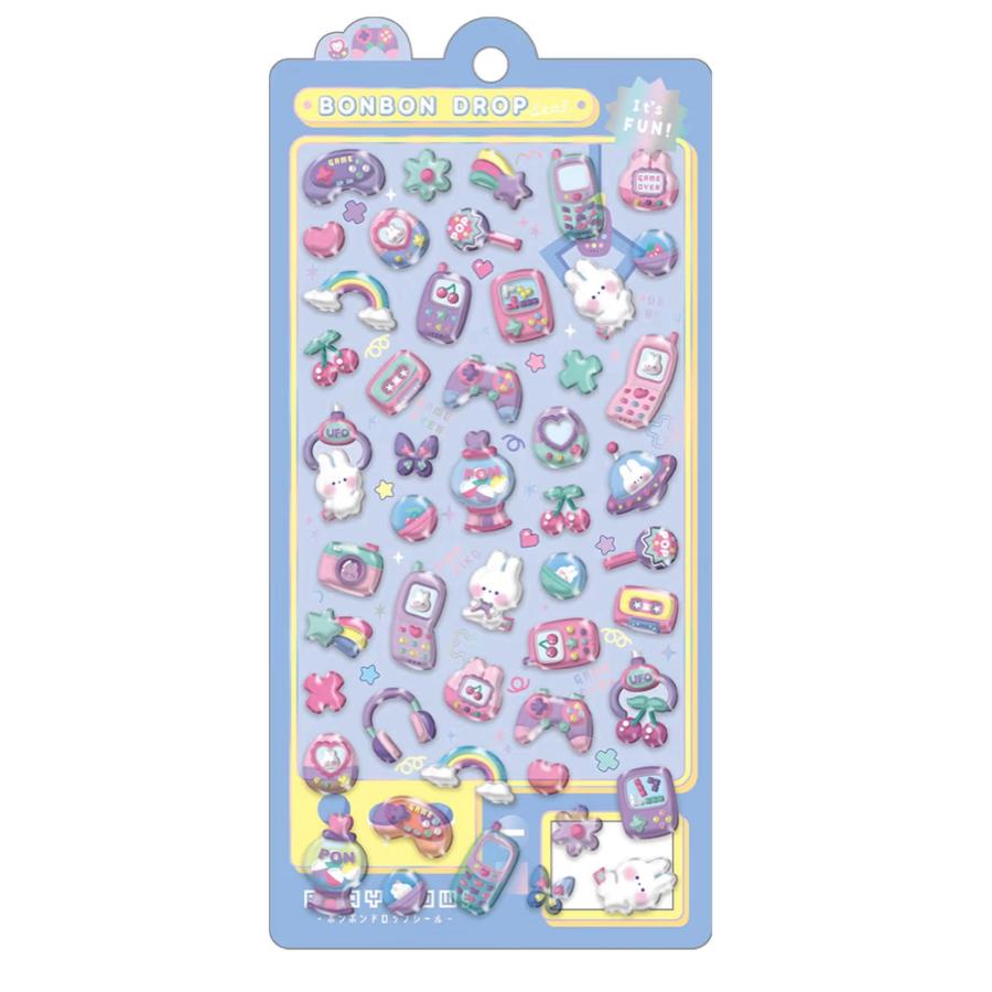 Q-LiA（クーリア） ボンボンドロップシール ぴこぴこボンボン : Happy