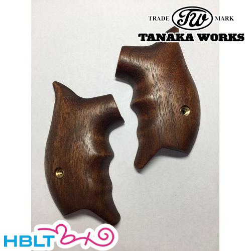 タナカワークス 木製グリップ SW M360J SAKURA 用（アメリカン
