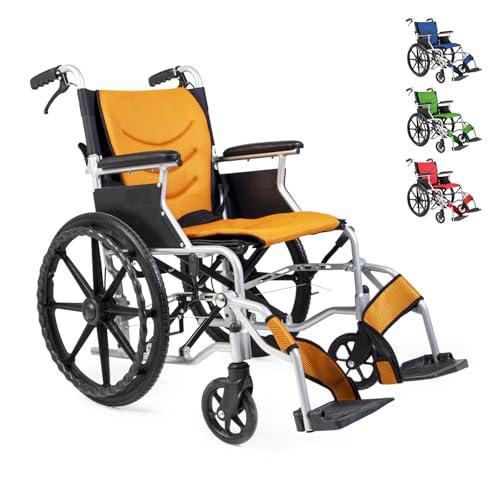 PIPIBEAR 車椅子 自走式車いす アルミ製 折りたたみ 車イス 介助・自走