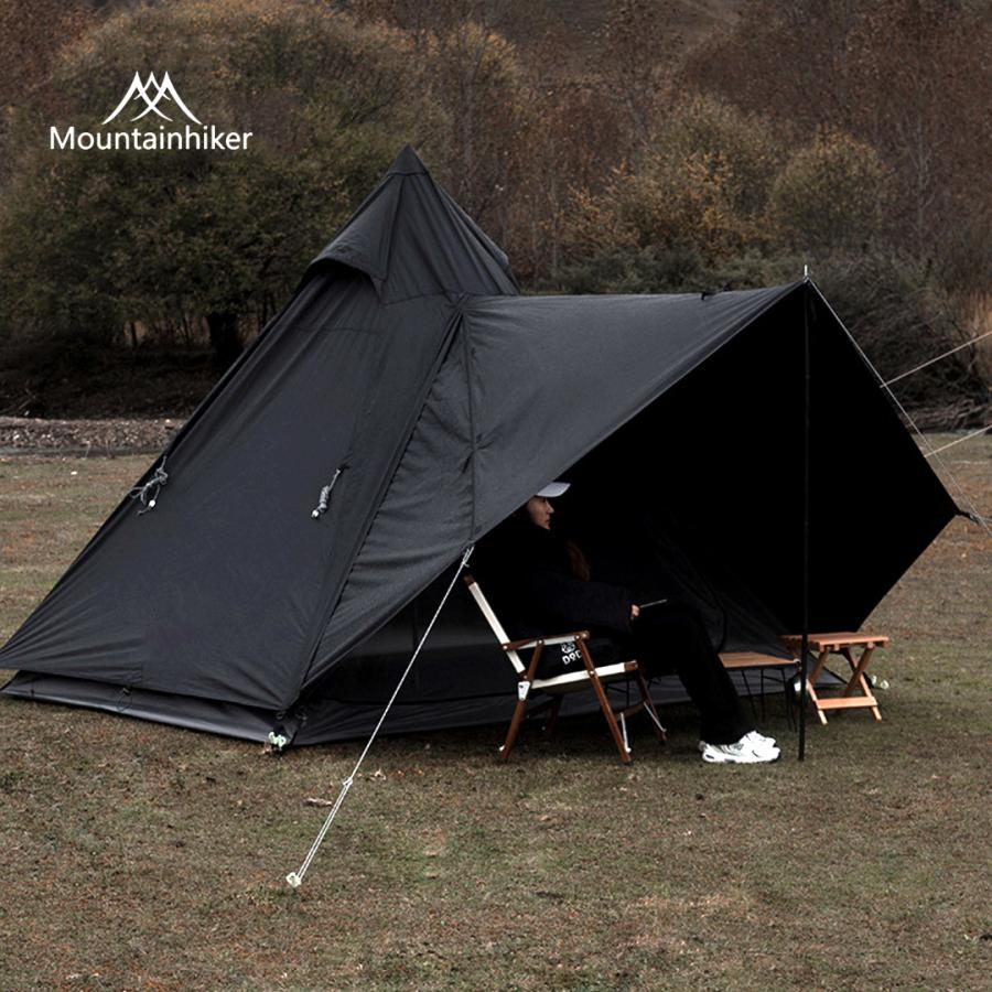 SWAG GEAR 爆買 ワンポールテント 2-3人用 Mountainhiker ブラック