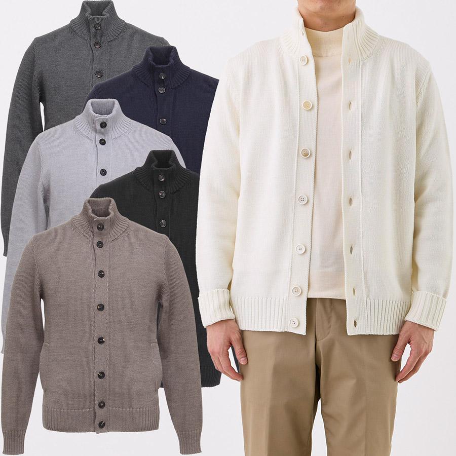 ZANONE（ザノーネ） スタンドカラー カーディガン Chioto Zanone