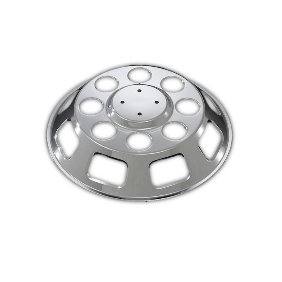 ATS メッキホイールカバー大型フロント用2枚組（22.5インチ8穴