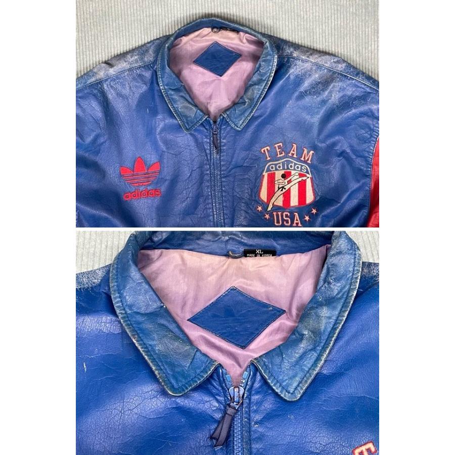 adidas（アディダス） 80's 武道人 TEAM USA ビンテージ レザー