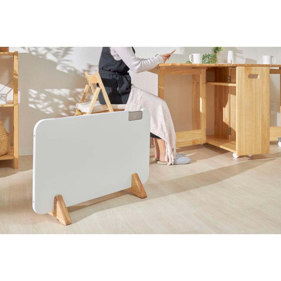 moku. コンベクターヒーター(パネルヒーター) ここぽか 1200W MCH-1202