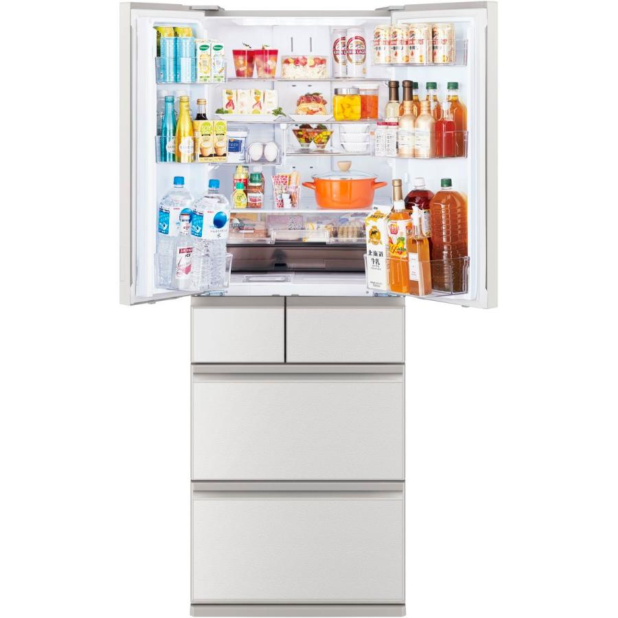 三菱（MITSUBISHI） 三菱電機 WZシリーズ 6ドア冷蔵庫547L 真ん中冷凍