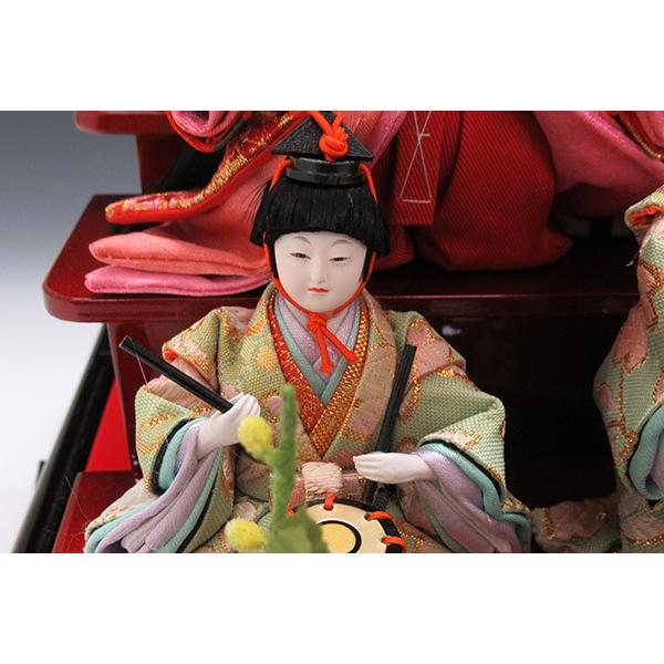 雛人形 ひな人形 K102 コンパクト オルゴール付き 人形の佳月 雛人形