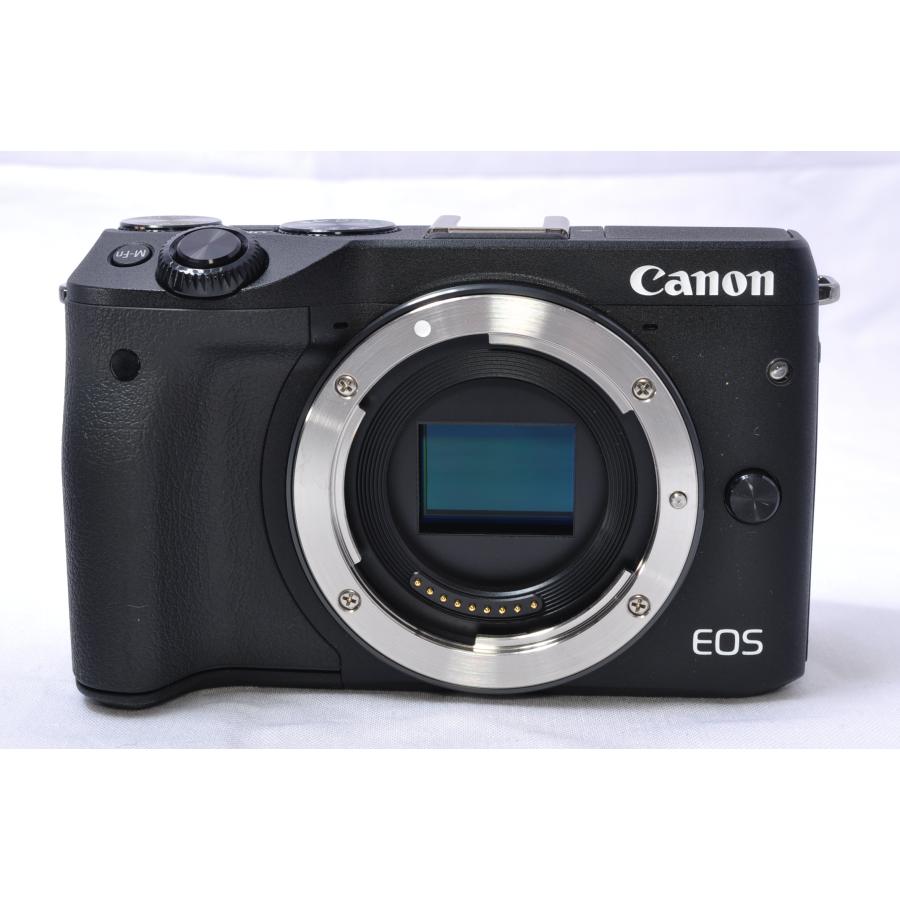 EOS M キヤノン Canon ミラーレス一眼 M3 レンズキット ブラック EF