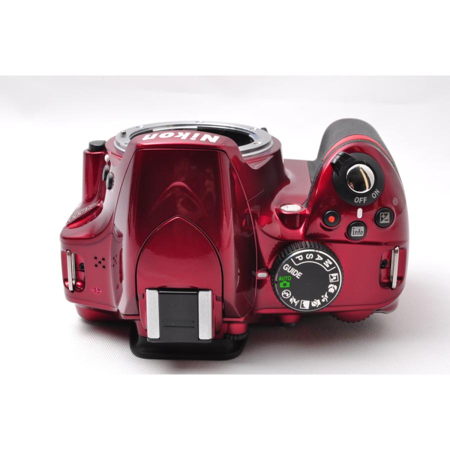 ニコン（Nikon） Nikon D3200 レンズキット レッド SDカード(16GB)付き