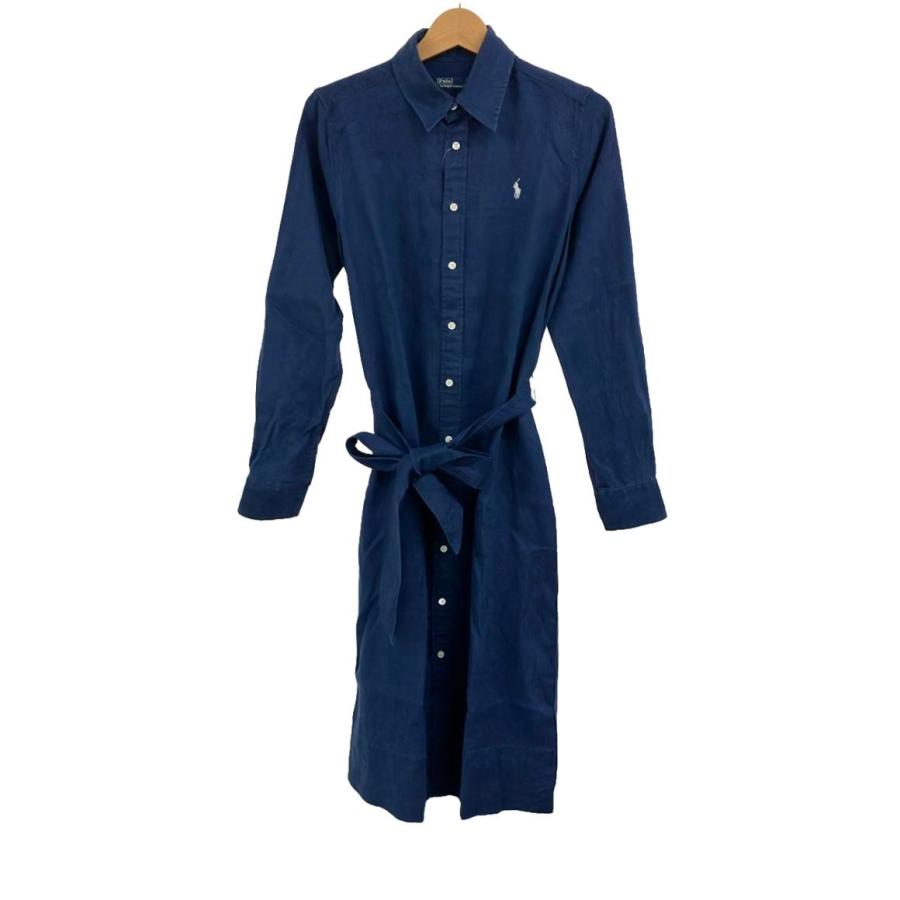 ポロ・ラルフローレン 長袖シャツワンピース レディース SIZE 2 (M