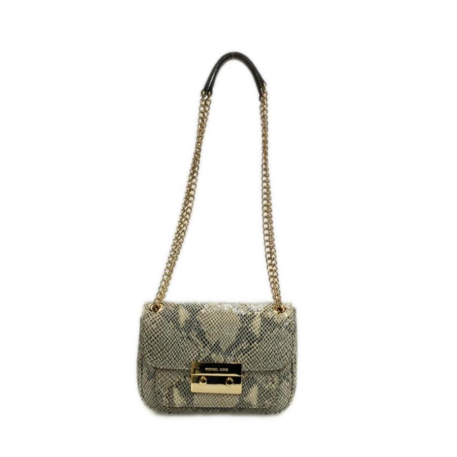 マイケルコース ショルダーバッグ 肩掛け パイソン ヘビ柄 レディース