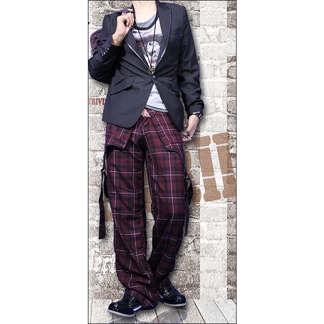 オーバーオール メンズ チェック ボトムス : ギフト専門Alizee - 通販