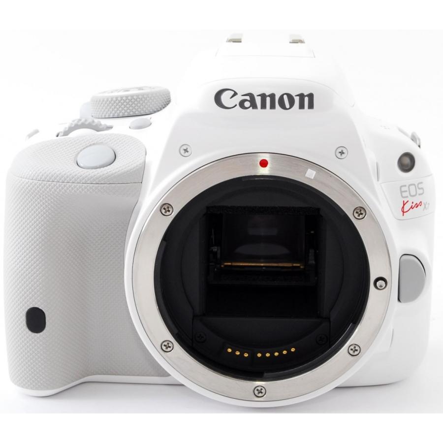 EOS キヤノン デジタル一眼 CANON Kiss X7 ホワイト ダブルズーム 中古