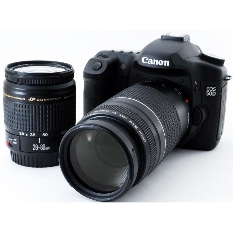 EOS 50D キヤノン デジタル一眼 CANON ダブルズーム 中古 新品メモリー