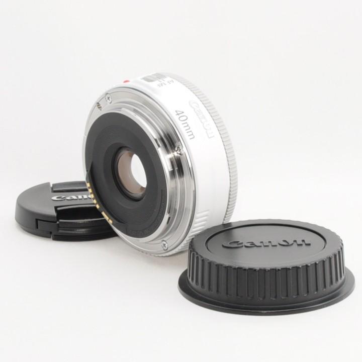 EFレンズ キヤノン 単焦点レンズ Canon EF40mm F2.8 STM ホワイト 中古