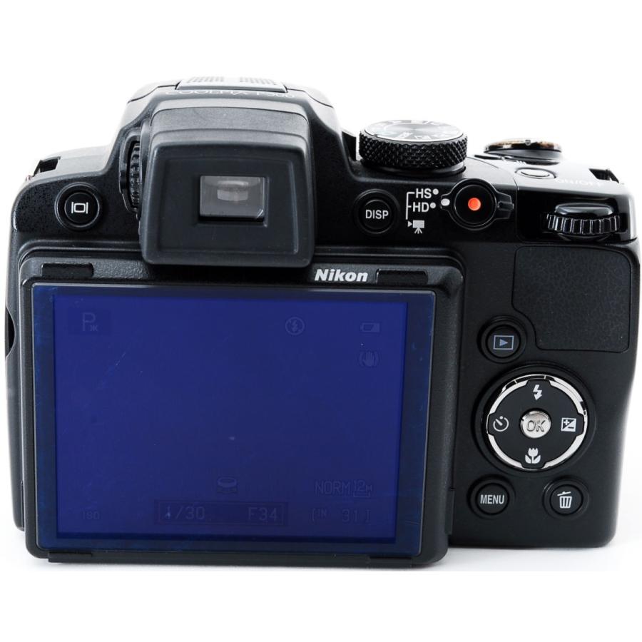 COOLPIX P ニコン コンデジ Nikon P500 ブラック 中古 新品SDカード