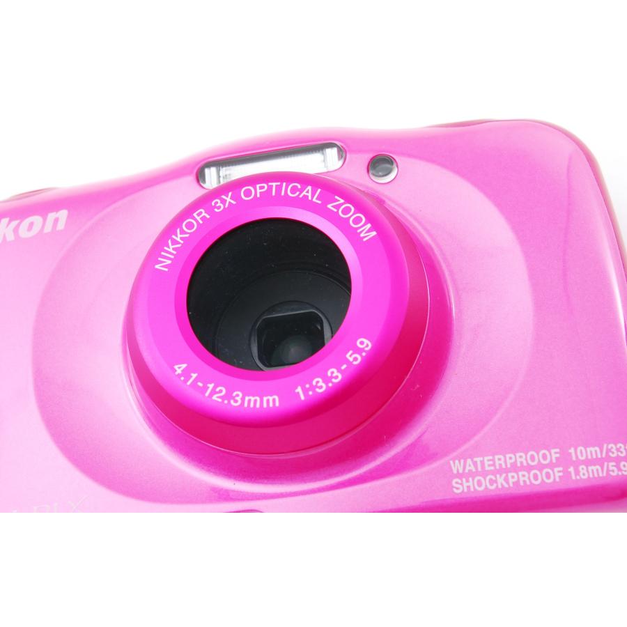 COOLPIX W ニコン コンデジ Nikon W100 ピンク 中古 Wi-Fi