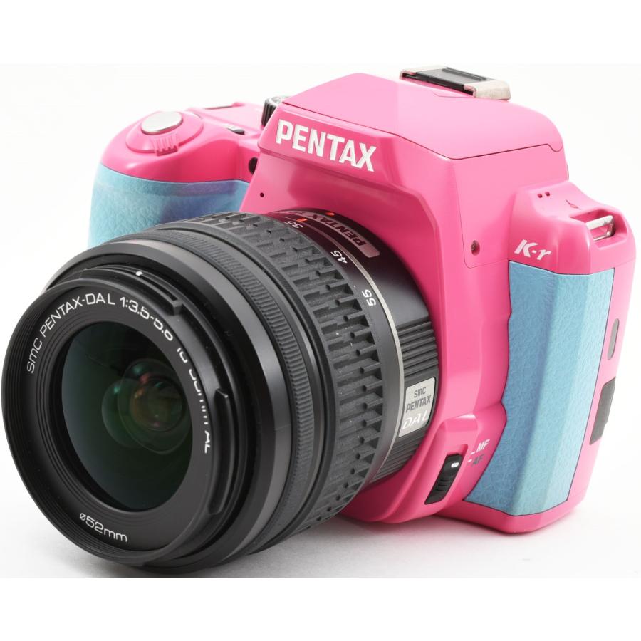ペンタックス デジタル一眼 PENTAX K-r ピンク×アクア レンズキット