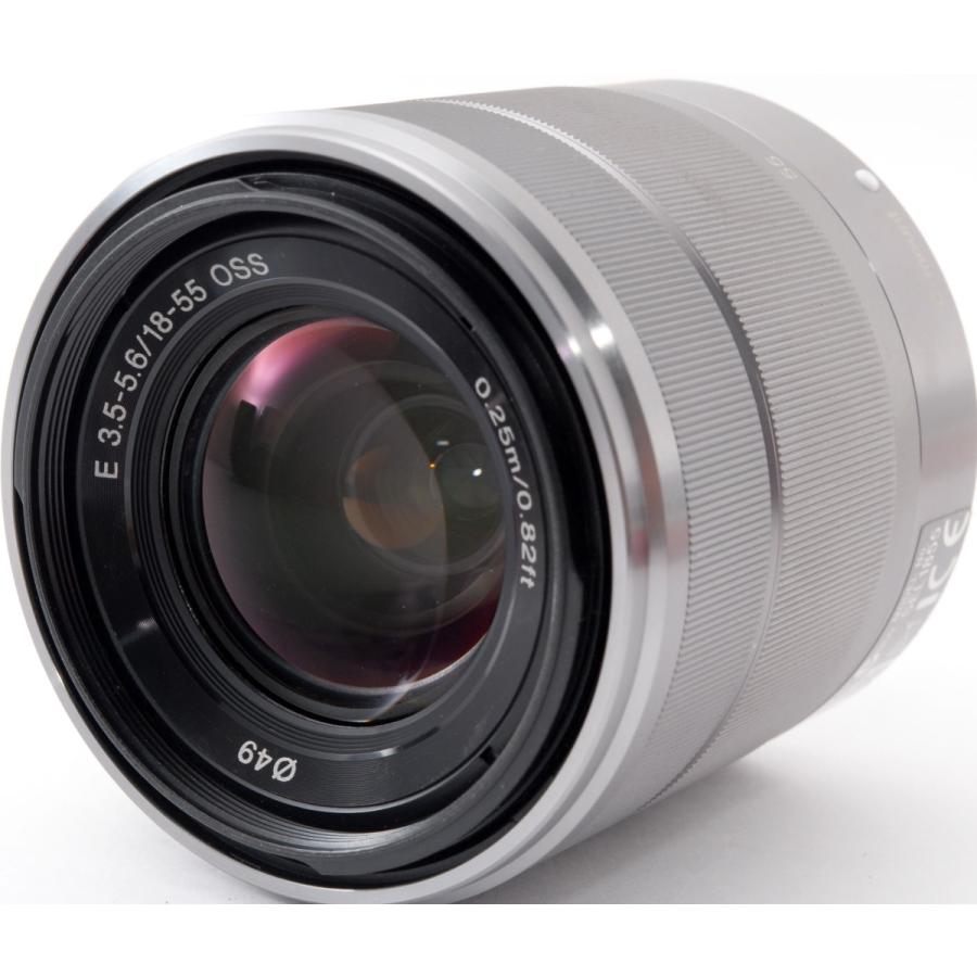 NEX ソニー SONY ミラーレス α NEX-3 レンズキット レッド 中古 新品SD