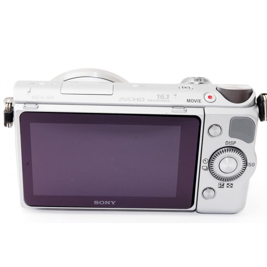 SONY（ソニー） ミラーレス α NEX-5R レンズキット シルバー 中古 Wi