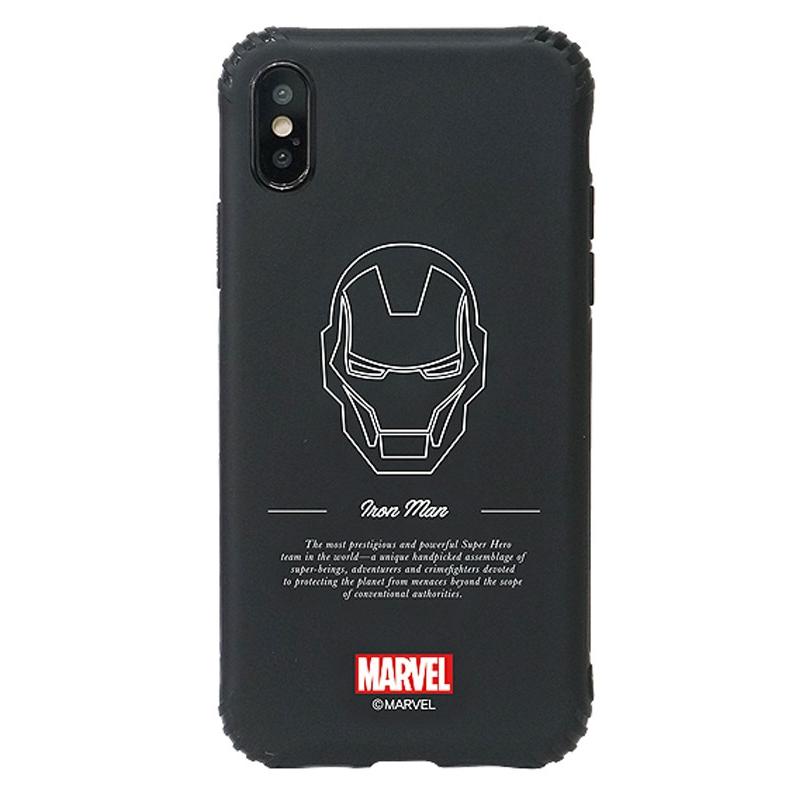 MARVEL（マーベル） iPhoneSE第2世代 ケース ブラックジェルケース