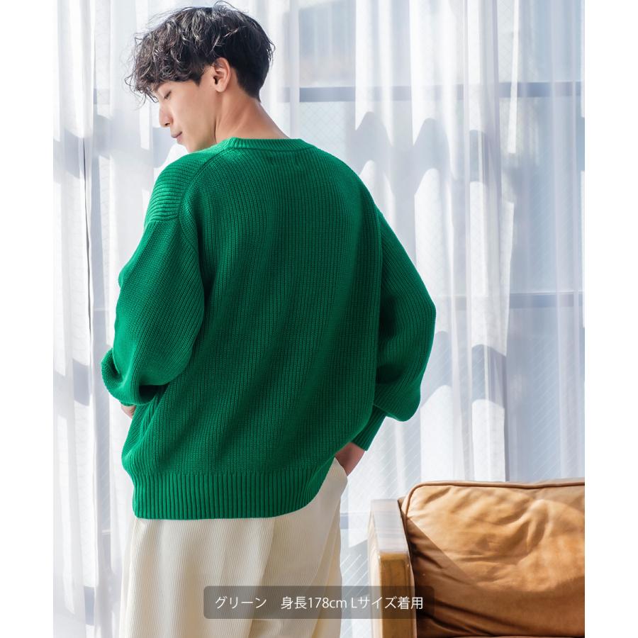 improves（インプローブス） オーバーサイズニットセーター メンズ