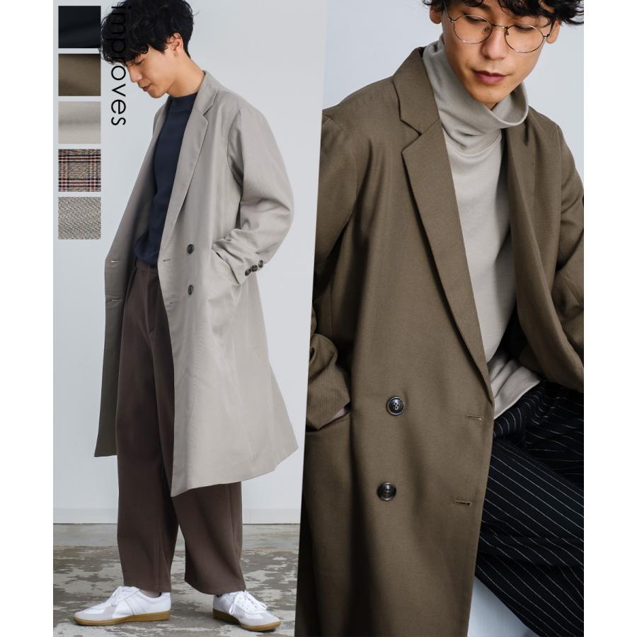 improves（インプローブス） ダブルブレスト チェスターコート メンズ