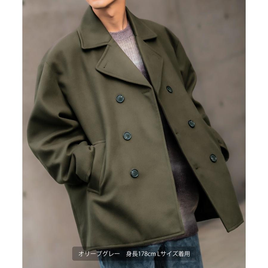 improves（インプローブス） ピーコート メンズ メルトン ショート