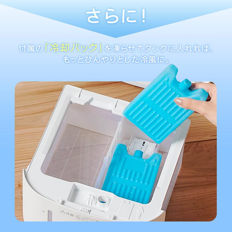 IRIS OHYAMA（アイリスオーヤマ） 冷風機 冷風扇 保冷剤 静音 スポット