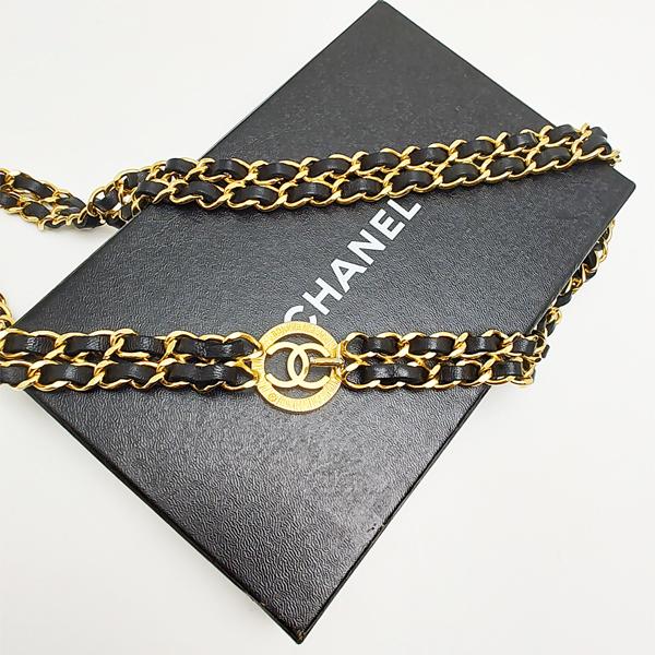 CHANEL（シャネル） 中古品 チェーンベルト ココマーク レザー